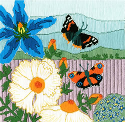 Borduurpakket Kate Heiss - Butterfly Meadow - Bothy Threads