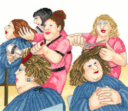 Borduurpakket Beryl Cook - Hair With Flair - Bothy Threads