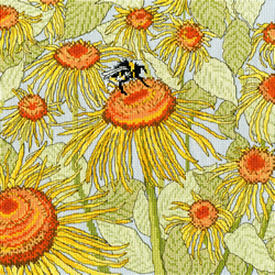 Borduurpakket Fay Miladowska - Sunflower Garden - Bothy Threads
