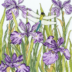 Borduurpakket Fay Miladowska - Iris Garden - Bothy Threads