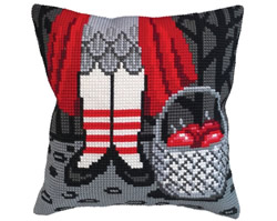 Cushion cross stitch kit Sweets - Collection d'Art