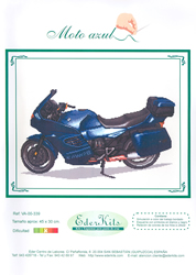 Borduurpatroon Moto Azul - Eder