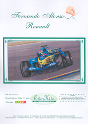 Borduurpatroon Fernando Alonso Renault - Eder