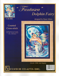 Borduurpatroon Fantasea Dolphin Fairy - Kustom Krafts
