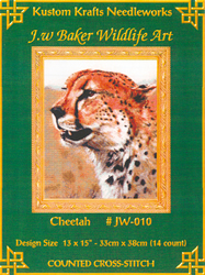 Borduurpatroon Cheetah - Kustom Krafts