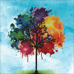 Diamond Art Rainbow Tree - Leisure Arts