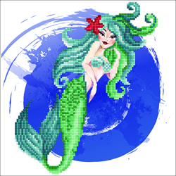 Diamond Art Mermaid - Leisure Arts