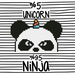 Diamond Art Ninja Panda-corn - Leisure Arts