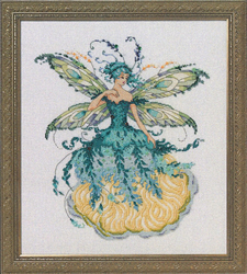 Borduurpatroon March Aquamarine Fairy - Mirabilia Designs