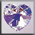 Crystal Treasures Medium Heart-Crystal AB - Mill Hill