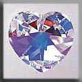 Crystal Treasures Large Heart-Crystal AB - Mill Hill