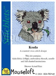 Borduurpakket Koala - Mouseloft