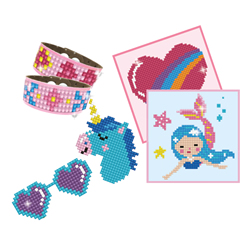 Diamond Dotz Dotzies Girl Variety Kit 6 projects - Pink - Needleart World