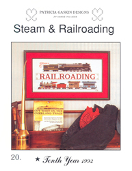 Borduurpatroon Steam & Railroading - Patricia Gaskin