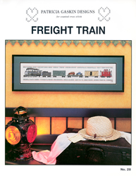 Borduurpatroon Freight Train - Patricia Gaskin