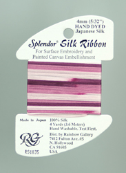 Splendor Silk Ribbon Medium Plum - Rainbow Gallery
