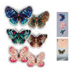 Borduurpakket Soaring Butterflies - RIOLIS