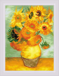 Borduurpakket Sunflowers after V. Van Gogh's Painting - RIOLIS