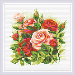 Diamond Mosaic Roses - RIOLIS