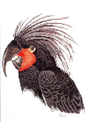Borduurpatroon Palm Cockatoo - Ross Originals