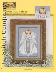 Borduurpatroon Button Box Babies: Angel Boy - TIAG Butternut Road