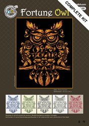 Borduurpakket Fortune Owl - The Stitch Company