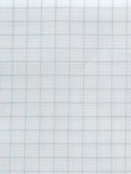 Borduurstof  Easy Count Aida 20 count - White 110 cm - Zweigart