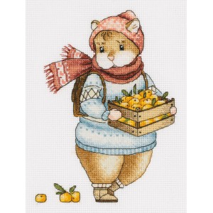 Cross stitch kit Hamster...