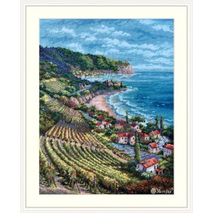 Cross stitch kit Coastline...
