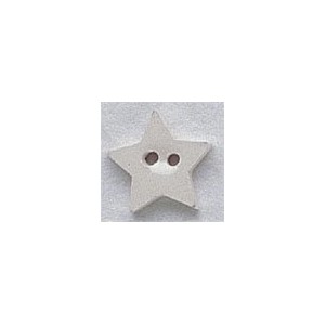 Button White Star - Mill Hill