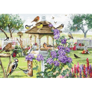 Borduurpakket Bird Table  -...
