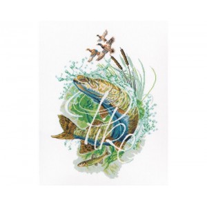 Cross stitch kit Silvery...