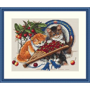Borduurpakket Kittens &...