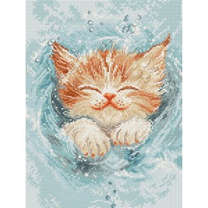 Cross stitch kit Splashing...