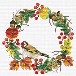 Pre-printed cross stitch...