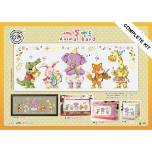 Borduurpakket Animal Band -...