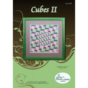 Borduurpatroon Cubes II -...