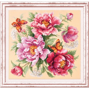Cross stitch kit Flower...