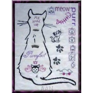 Borduurpatroon My Cat...