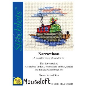 Borduurpakket Narrowboat -...
