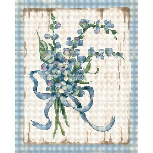 Cross stitch kit Blue I  -...
