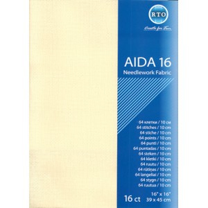 Fabric Aida 16 count - Ecru...
