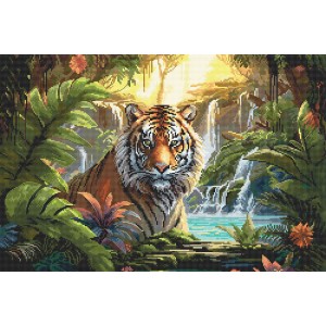 Cross stitch kit Waterfall...