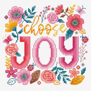 Cross stitch kit Choose Joy...