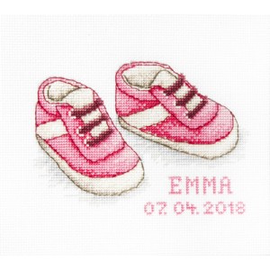 Borduurpakket Baby Shoes -...