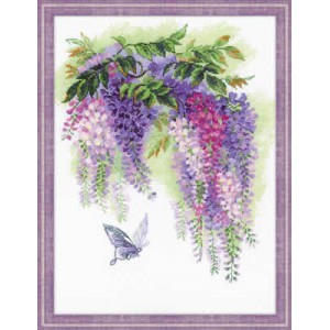 Borduurpakket Wisteria -...