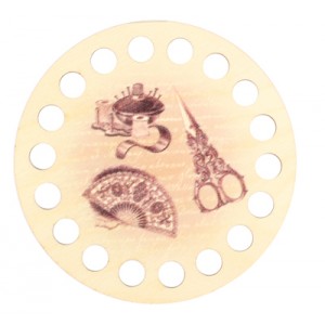 Plywood organizer - Round...