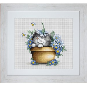 Cross Stitch Kit Kitten in...