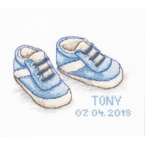 Borduurpakket Baby Shoes -...