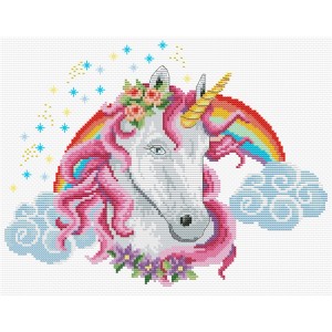 Pre-printed cross stitch...